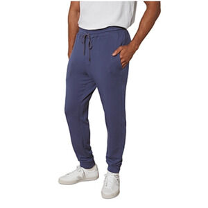 Velvet by Graham & Spence Luxe Fleece Sweatpants Blue Size M